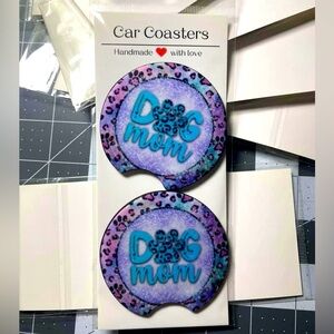 Dog Mom - Car Coasters